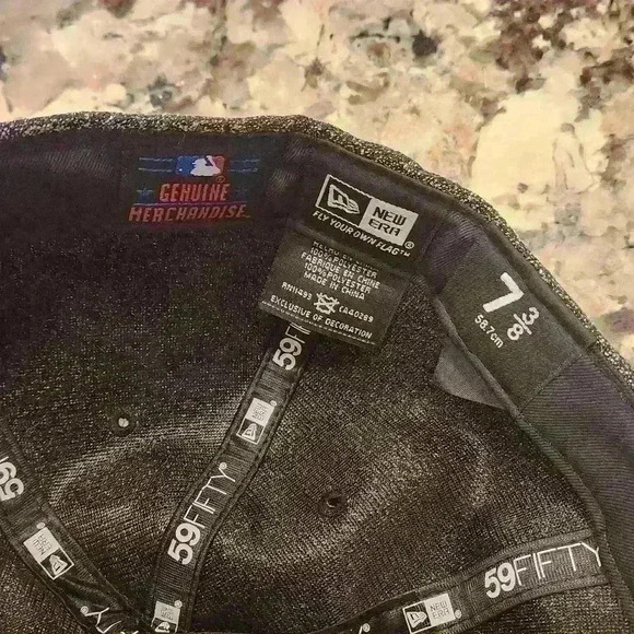 New Era 59Fifty MLB Oakland A's Fitted Size 7 3/8 Official Team Baseball Hat Cap - Picture 7 of 9